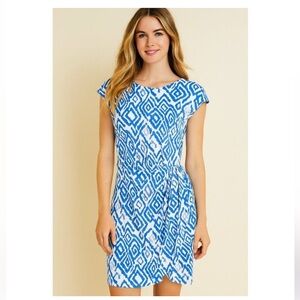 Donna Morgan Dress 12 Summer Office Blue